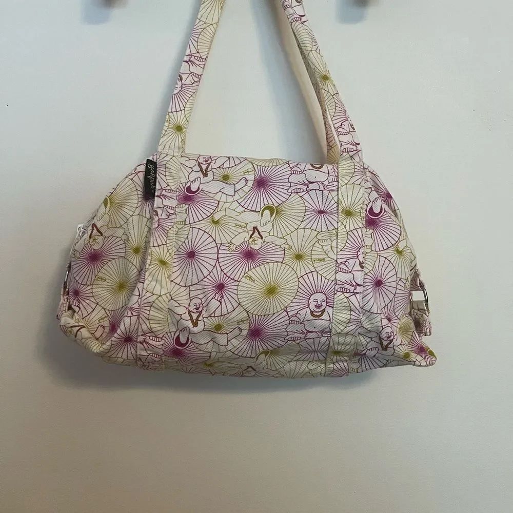 Buddha Umbrella Patterned Handbag